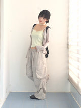 soft lace sleeveless shirt