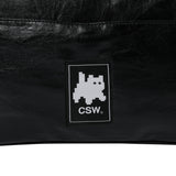 Cat Save The World Lydia leahter square shoulder bag Unisex