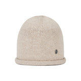 VA Curved Oval Metal Roll-Up Beanie / Oatmeal