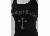 cubic rock chic sleeveless