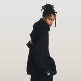 RELABEL 23AW Heavyweight Flowy Z ip Multi Closure Hooded Cardigan Jumper