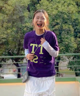 [Pouch SET] TT S2 ロゴショートスリーブTシャツ_パープル (4 SIZE)