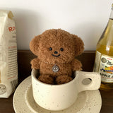 Plush Poodle Puppy Keychain (Necklace SET)