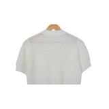 collie short-sleeved knitwear