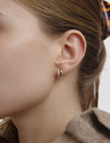 26SS★ キャンペーンフルムーンシルバーデュオシャインピアス S