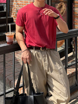 Soft short-sleeved T-shirt