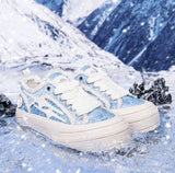 KILLWINNER Crushed Ice Blue Meteor Canvas Shoes