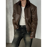 [F/W] Crack fur leather jacket(2color)
