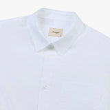 Stranger Classic Fit Flower Cotton Shirt (White)