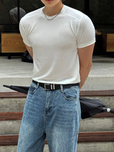 [1+1] LMN Aven Cut Muscle Fit Short Sleeve T-Shirt (3 colors)