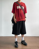 フォルディングプリントショートスリーブTシャツ