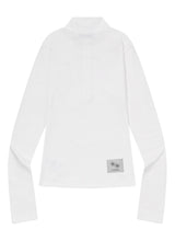 YUINA LIGHT SLIM FIT CROP HALF ZIP-UP (4COLOR)