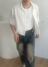 Garden linen shirts(2colors)