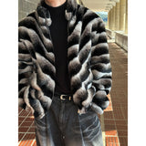 [F/W]ウェーブファーグラデーション中綿ジャンパー(2色)