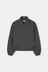 Classic Zip-up Blouson Jacket_Gray