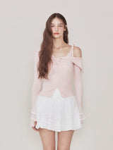 Bunny top cardigan (Pink)