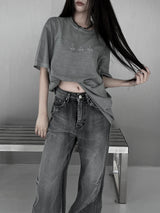 [unisex] pigment cross overfit short sleeve T (2color)