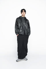25SS ADLV RAGLAN WINDBREAKER COBALT BLACK