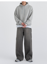 Authentic Relaxed Basic Hoodie Gray