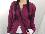 Vivid Hidden Burton Knit Cardigan