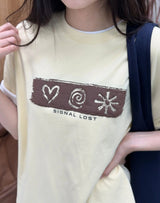 Signal Embossed Graphic Short Sleeve T-shirt