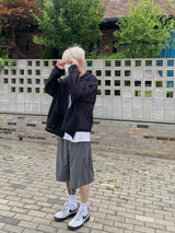 SL ワイドピンタックバミューダパンツ 3C
