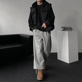 OWN Knitwear Hooded Padded Vest (2 colors)