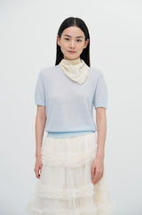 Embroidered Petit Arc Scarf_2colors