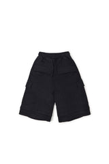 VINTAGE OVER SWEAT SHORTS (BLACK)