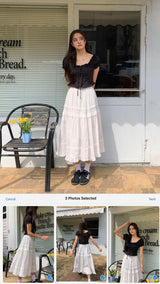 リーフロングスカート