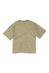 トゥークールオーバーフィットライトカーキリンガーTシャツ