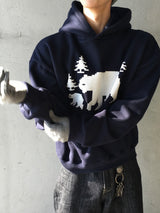 Polar Bear Fleece Dye Hoodie 3C