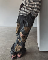 [LAN ARCHIVE] Destroyed Wide Denim Pant