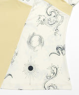 Elemental Motif Patchwork T-shirt _ YELLOW