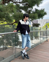 Trin Bermuda denim pants