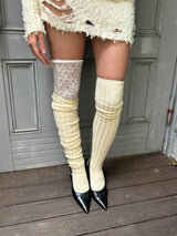 From knit skirt (Ivory)