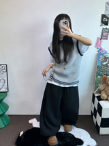 SNOW WING BALLOON GLEECE LONG PANTS 🤍🖤🧸3COLOR