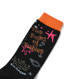 FISHING GRAPHIC SOCKS [BLACK]