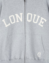 LONQUE HOOD ZIP-UP (GREY)