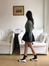 バレエコアグリッターバックリボンソックス
