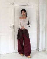 Middle Carpenter Detail Long Pants