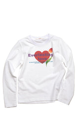 ラブチューリップtシャツ_white