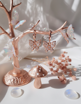 バタフライフェアリーハギーズピアス - Rosegold