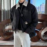 [Premium] LMN Cattle Wool Cropped Padded Jacket (2 Colors)