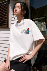 グラフィティベルクロパッチTシャツ