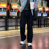 LMN ジニーピンタックカーゴワイドデニムパンツ (ブラック)