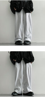 Burnlet incision wide banding pants (7 colors)
