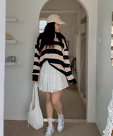 Bold Stripe Collar Knit