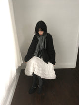 フレアフリルスカート
