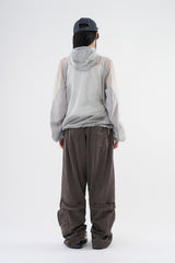 Ash pigment vintage cargo pants